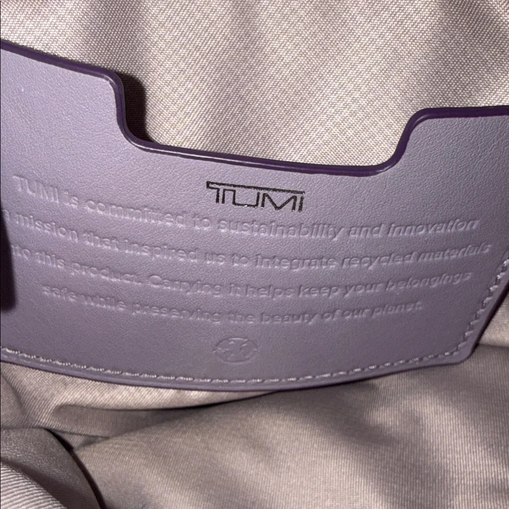 Tumi Two-Tone Purple and Gray Voyageur Kileen Convertible Sling - Picture 8 of 12